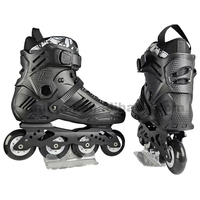2025 patins à roues alignées de slalom professionnel pour adultes avec cadre CNC à 4 roues et coques de chaussures durables résistantes aux chocs pour hommes et femmes
