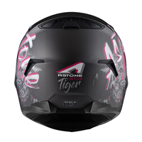 Casque de moto intégral Astone Helmets ABS noir mat et titane mat