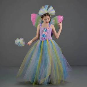 Nuevo Disfraz de Princesa de Hadas para Halloween 2026, Vestido de Tul con Alas para Niñas, para Fiestas de Cumpleaños, Navidad y Festividades - Product Image 4