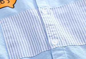 T-shirt à manches longues en coton imprimé rayé pour garçons, motif dinosaure, Afrique du Sud, Thaïlande, produit chinois - Product Image 3