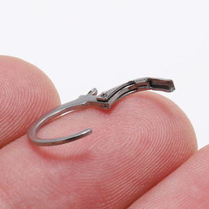 Stainless Steel Ear <b>Hooks</b> Round Gold Silver Plated For <b>Earring</b> Making Jewelry Findings Components DIY Accessories - Product Image 3
