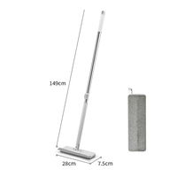 Nettoyeur de vitres portable, durable, écologique, en plastique et acier inoxydable, nouveau design, manche télescopique longue portée, grattoir double usage