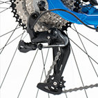 จักรยานเสือภูเขาแบบพับได้ทำจากอะลูมิเนียมอัลลอยที่สะดวกสบายพร้อมส้อมทนทานและแป้นเหยียบธรรมดาสำหรับการเดินทางและการจัดเก็บ - Product Image 4