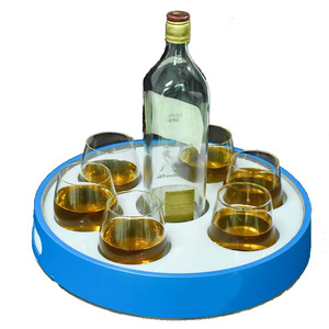 Bandeja Redonda LED Personalizada para Servir, Bandeja de Bar LED Recargable para Cerveza y Vino, para Italia, Big Whale, Jenlain, <span class=keywords><strong>Nikka</strong></span> - Product Image 4