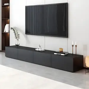 Mueble de TV de lujo para sala de estar, diseño moderno, soportes de TV de madera montados, consola, muebles de oficina para el hogar, mueble de TV para sala de estar