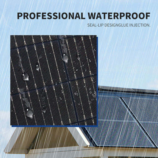 550W Monocrystalline Silicon BIPV Half Cell N-Type MWT Solar Panel High Efficiency PV Module Reliable Performance for Solar