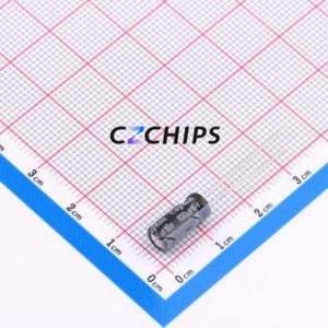 Condensateur électrolytique en aluminium à montage traversant KF101M016C110A, composant à montage traversant (THT), D5xL11mm 100uF 20% 16V 2mm - Product Image 1