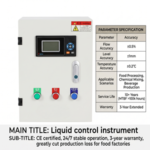 Akıllı Kantitatif Kontrol Akış Ölçer - Sıvı Su Kantitatif Kontrol Cihazı - Otomatik Su Ekleme ve Malzeme Besleme - Product Image 3