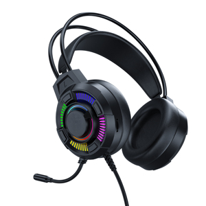 Casque de jeu RGB à prix imbattable, casque filaire supra-auriculaire avec haut-parleurs de 50 mm, casque <span class=keywords><strong>gamer</strong></span> pour <span class=keywords><strong>PC</strong></span> - Product Image 2