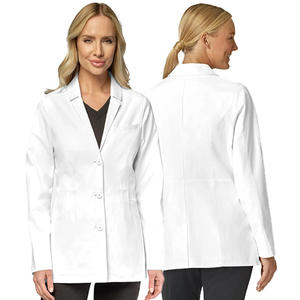 เสื้อโค้ทการแพทย์หลายกระเป๋าสำหรับผู้หญิงเสื้อคลุมสแปนเด็กซ์หลายกระเป๋าชุดทำงานสำหรับโรงพยาบาล - Product Image 5