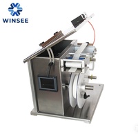 Machine d'étiquetage semi-automatique électrique compacte pour coins de boîtes avec écran tactile PLC 110V/220V, économie d'énergie, pour étiquettes en papier