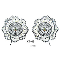Tatouage de bijoux de poitrine qui brille dans le noir, strass, autocollant de poitrine, tatouage temporaire, pierres précieuses pour le corps, pâte pour le maquillage de festival rave