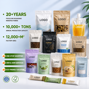 Bolsa de Embalaje Personalizada con Cierre Hermético y Zip Lock para Polvo Vegetal, Superalimentos, Suplementos Dietéticos y Alimentos Saludables - Product Image 3