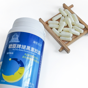 Cápsulas Herbales de Melatonina Marca Ou Chen 300mg para Adultos, Apoyo para el Sueño Nocturno, Paquete de 60 Cápsulas - Product Image 6