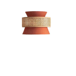 Rustic Rattan Farmhouse Pendant <b>Light</b> Fixture with Adjustable Height Energy Saving Wicker Shade Chandelier for <b>Dining</b> Room - Product Image 1