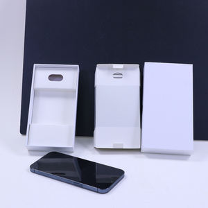 Boîte cadeau en carton blanc personnalisée avec fond et couvercle pour emballage de téléphone portable/smartphone - Product Image 3