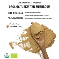 Poudre d'extrait de champignon de la queue de dinde biologique Qinshantang, 30% de polysaccharides