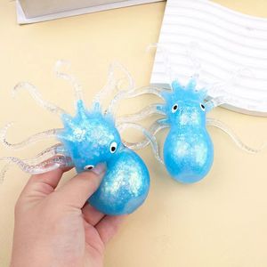 Jouets sensoriels anti-stress en forme de pieuvre à presser, balles moelleuses, récompenses pour la classe, cadeaux de fête pour les tout-petits garçons et filles de 5 à 7 ans - Product Image 5