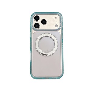 เคสโทรศัพท์ใส TPU อะคริลิคแบบเรียบง่าย พร้อมวงแหวนแม่เหล็ก สำหรับ iPhone 13 14 15 16 17 pro max ขายส่ง - Product Image 6