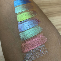 Fard à paupières liquide personnalisable en gros avec logo, effet scintillant métallique lumineux, formule nacrée waterproof, plusieurs couleurs pour femmes