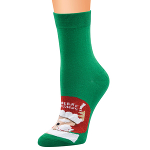 Mode chaussettes <span class=keywords><strong>de</strong></span> Noël père noël cadeau enfants unisexe noël drôle chaussettes pour dame femmes père noël bas - Product Image 3