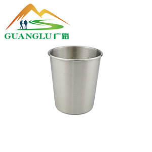 Guanglu - Taza de cerveza de acero inoxidable, 500 ml, de una sola capa, portátil, para acampar al aire libre - Product Image 3