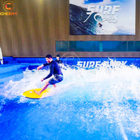 Surf sur vague artificielle parc d'attractions intérieur simulateur de surf machine piscine machine à vagues