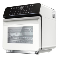 Forno Digitale a Vapore con Schermo Touch Smart da 10 Litri, Friggitrice ad Aria in Acciaio da 10,5L con Funzione Vapore