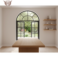 Ventana Abatible DEMEA de Estilo Posmoderno, Personalizada, de Aleación de Aluminio, Resistente al Viento, Insonorizada, con Doble Acristalamiento y Rotura de Puente Térmico