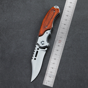 Dao gấp đa năng EDC, cán gỗ, dùng cho săn bắn, ngoài trời, sinh tồn, cắm trại, dao bỏ túi <span class=keywords><strong>Okapi</strong></span> - Product Image 6
