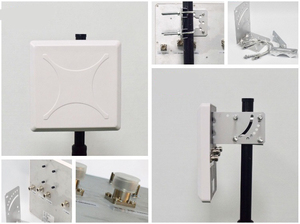 เสาอากาศภายนอกแบบ High Gain 4x4 2.4/5GHz สำหรับการสื่อสารที่มีประสิทธิภาพ ระยะไกล Wifi 222 เสาอากาศภายนอก 4 พอร์ต - Product Image 3