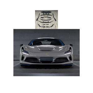Kit carrosserie de haute qualité pour <span class=keywords><strong>Ferrari</strong></span> <span class=keywords><strong>F8</strong></span>, nouveau lifting, amélioration pour <span class=keywords><strong>Ferrari</strong></span> <span class=keywords><strong>Novitec</strong></span>, kit de lèvres en fibre de carbone, pare-chocs et jupes latérales - Product Image 2