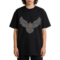 Nouveau design d'aigle, strass thermocollants personnalisés pour vêtements, t-shirts