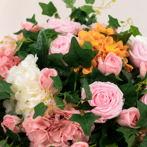 Sfera di Rose Artificiali in Seta <span class=keywords><strong>e</strong></span> Plastica LUYI Personalizzata di Alta Qualità, <span class=keywords><strong>Rosa</strong></span> <span class=keywords><strong>e</strong></span> Bianca, per Decorazioni Centrotavola per Matrimoni <span class=keywords><strong>e</strong></span> Feste - Product Image 3