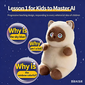 SJY-251010/1015 Juguete de Peluche Interactivo con IA, Gatito de Peluche con Reactor Magnético de IA, Juguete Robot con Compañero de Voz en Tiempo Real por WiFi - Product Image 4