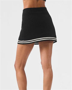 户外运动网球裙套装 短款文胸 高腰半身裙 健身运动针织服 2 件套运动服套装 - Product Image 6