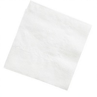 Serviettes de cocktail blanches GUSTO [500 pièces] Serviettes de table 1 pli pour boissons Fabriquées en Chine