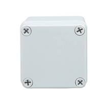 Boîtier de jonction électrique extérieur en ABS, indice de protection IP67, 80*80*75mm, montage mural, boîtiers d'instruments électroniques personnalisés, DIN