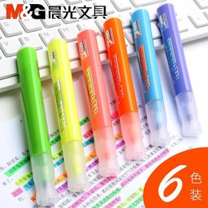 M&G Highlighter <b>Pen</b> 6-Color Set Slanted Tip For Student Note Taking And Journaling - Product Image 2