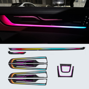 Éclairage d'ambiance intérieur personnalisé pour Porsche Cayenne 2024-2026, bande LED acrylique Symphony, lampe d'ambiance, vente d'usine - Product Image 1