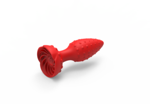 Erschwing liche Anal Plug OEM Fern gesteuerte Vibratoren Hausgemachte Rose Form Anal Clitoris Butt Plug Sexspielzeug für Frauen - Product Image 5