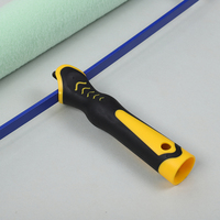 Rouleau à peinture de grande taille 18 pouces, brosse en polyester de qualité supérieure, finition lisse, poignée ergonomique, pour peintres professionnels