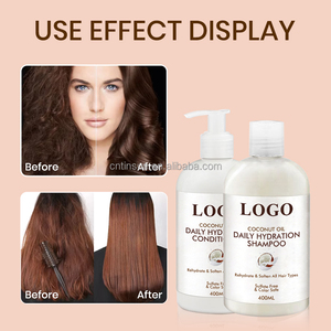 Olio di cocco Shampoo e balsamo Private Label riparare i capelli danneggiati naturale <span class=keywords><strong>botanica</strong></span> olio di cocco cura dei capelli Set di olio di cocco - Product Image 4