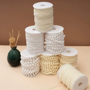 <span class=keywords><strong>Guirlande</strong></span> de perles en plastique de 8 mm x 10 m pour la fabrication de bijoux, les centres de table floraux, les décorations de mariage, les décorations de Noël - Product Image 5