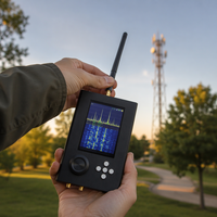 Kit de Radio SDR Portapack H2 HackRF One R9 V2.0.0 1MHz-6GHz Negro + 5 Antenas + TCXO de 0.5ppm