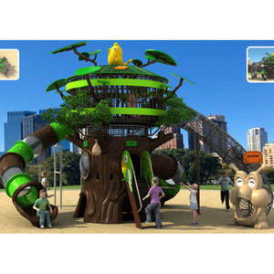 Plates-formes d'escalade toboggans <span class=keywords><strong>en</strong></span> plastique pour enfants équipement de terrain de jeu extérieur ensembles de jeux pour parcs d'attractions - Product Image 4