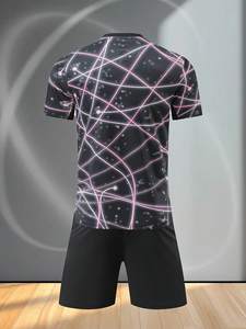 Maglie da Calcio Estive YONO per Uomo, Asciugatura Rapida, Stampa Sublimatica, 100% Poliestere, Manica Corta con Coulisse, Leggere - Product Image 3
