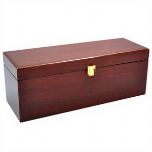 Scatola di Lusso in Legno per Conservazione Vino con Chiusura per 1 Bottiglia, Colore Personalizzabile, Ecologica e Riciclabile <span class=keywords><strong>PAVIA</strong></span> PWB02A - Product Image 3