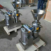 Moulin à colloïdes vertical industriel horizontal en acier inoxydable alimentaire pour arachide et sésame fève de cacao tahini noix beurre de cacahuète