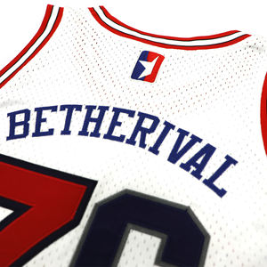 Vintage basketbol yelek nakış nefes örgü hızlı kuru toptan boş basketbol formalar özel tasarım basketbol gömlek - Product Image 3